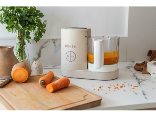 Parný varič + mixér BABYCOOK Neo Clay Earth 10