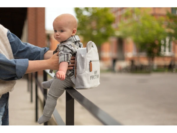 Detský batoh My First Bag Canvas Grey 6