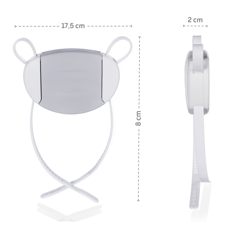 Zámok rukoväte skrinky univerzálny 1ks, White 2