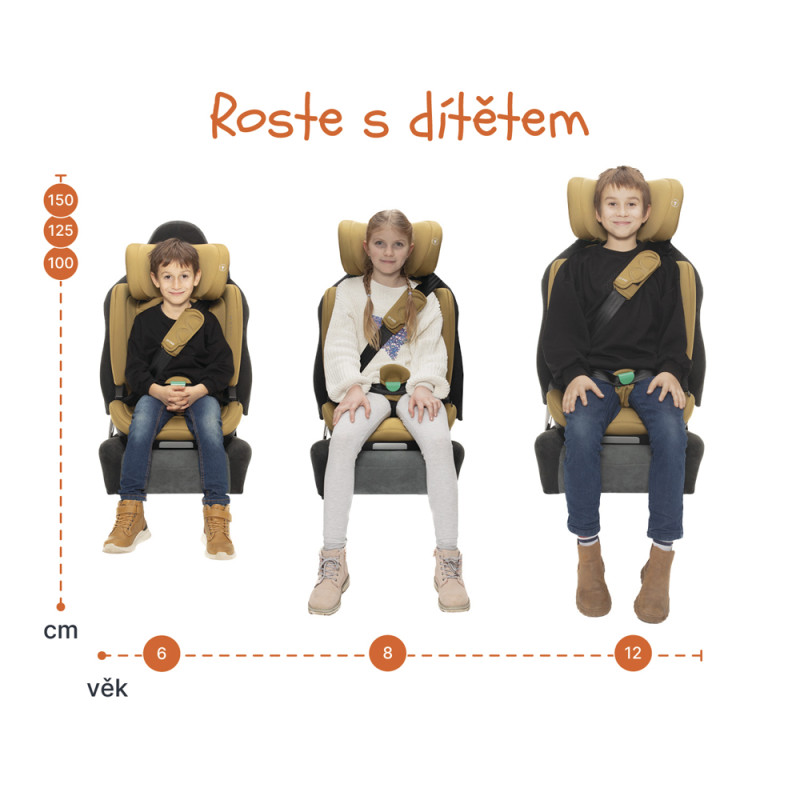 Autosedačka Matrix i-Size, Toffee Brown 4