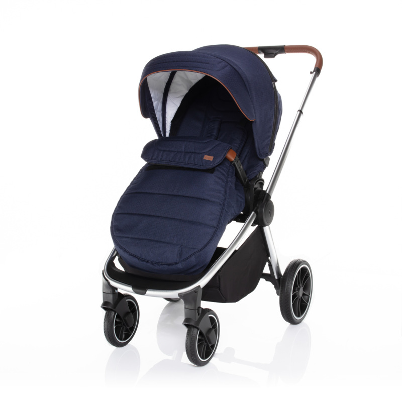 SET kočík Move+ korba+adaptéry+autosedačka+báza, Sky Blue/Silver 6