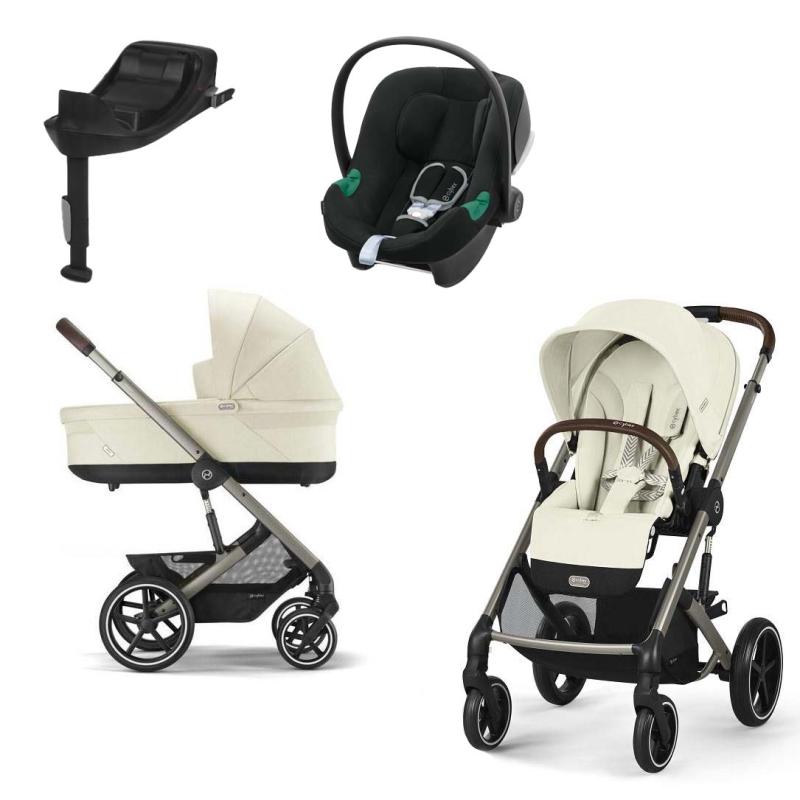 Cybex Balios S Lux 2025 Seashell Beige + Cybex Aton B2 + Basa Isofix