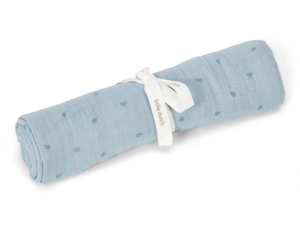 Plienka zavinovacia vzor 120x120 cm Pure Denim Blue