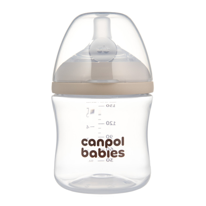 CANPOL BABIES Fľaša antikoliková Natural Shape 150ml 1