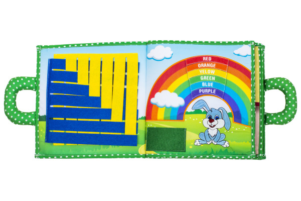 Interaktivní dětská knížka Quiet Book, Rabbit 1