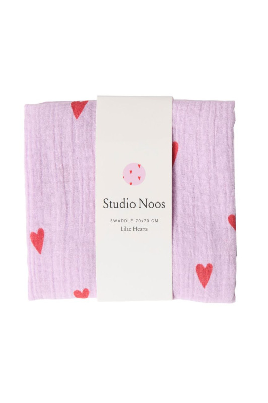 STUDIO NOOS - SWADDLE ZAVINOVAČKA Print Medium | Purple Hearts