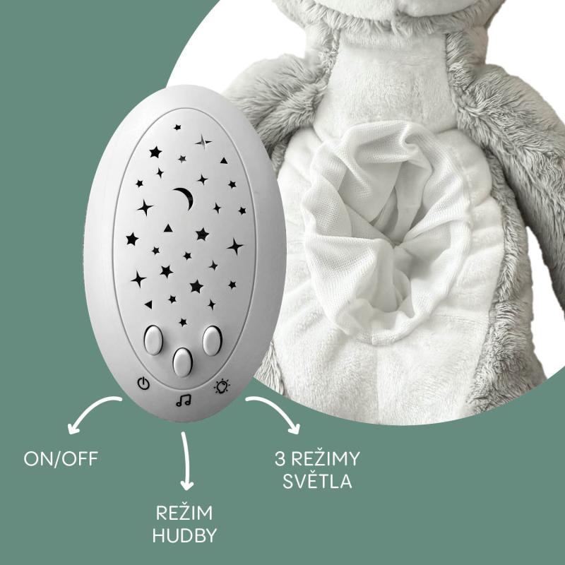 Plyšový detský spáč s projektorom a melódiami, Monkey 5