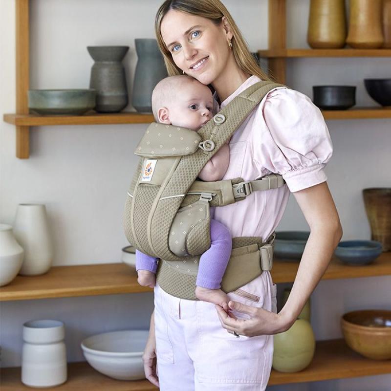 ERGOBABY | OMNI BREEZE - Soft Olive Diamond 8