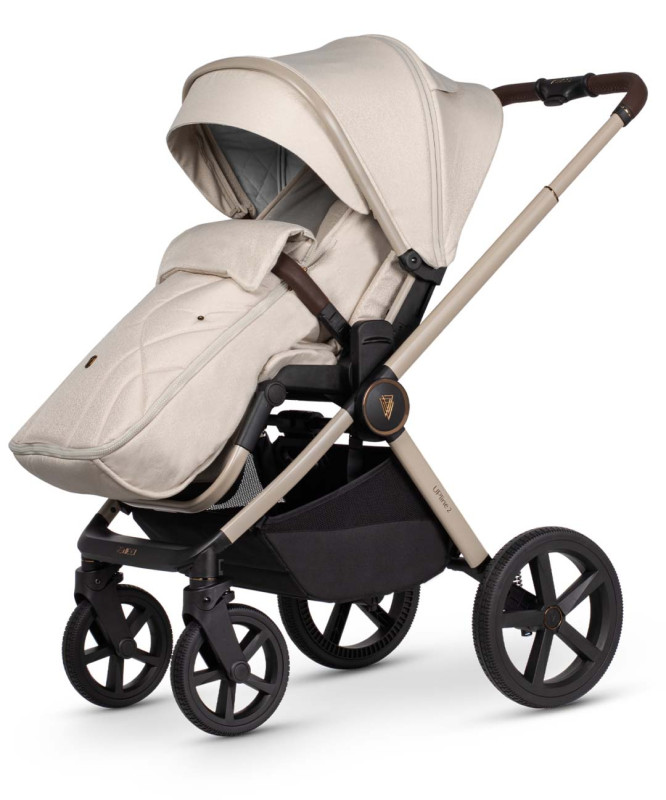 Venicci Upline 2 STONE BEIGE + autosedačka + adaptéry 2