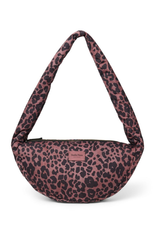STUDIO NOOS - Puffy Mini Cross Body Bag | Red Leopard