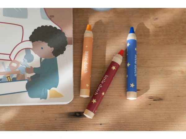 Omaľovánky s pastelkami Doprava Jim 7