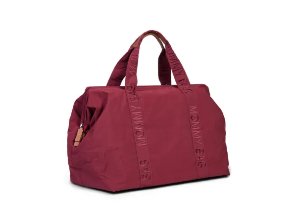 Prebaľovacia taška Mommy Bag Signature Urban Burgundy