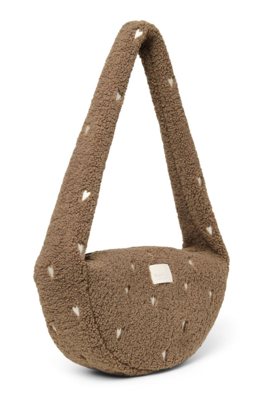 STUDIO NOOS - Teddy Mini Cross Body Bag | Brown Hearts 1
