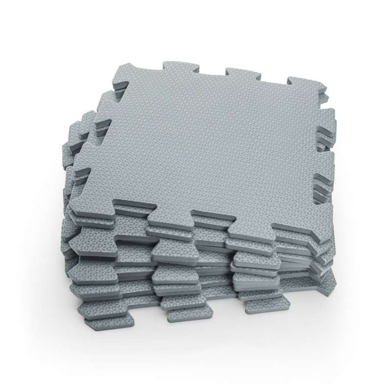 Penová podložka Puzzle 30x30 cm 9ks, Light Grey 11