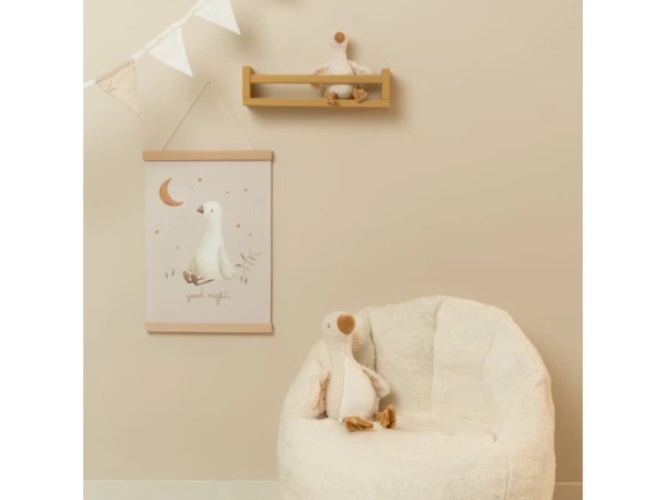 Kreslo detské plyšové Soft White 5