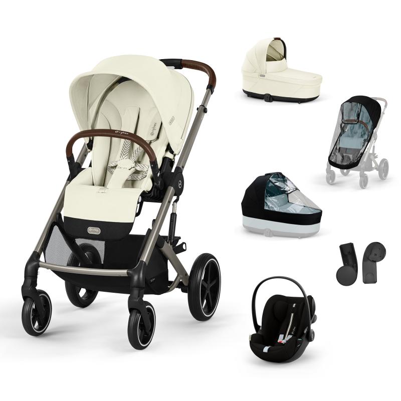 CYBEX BALIOS S Lux 2024 SET L / SEASHELL BEIGE + CLOUD G plus