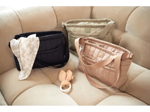 Prebaľovacia taška Puffed Moos Black 9