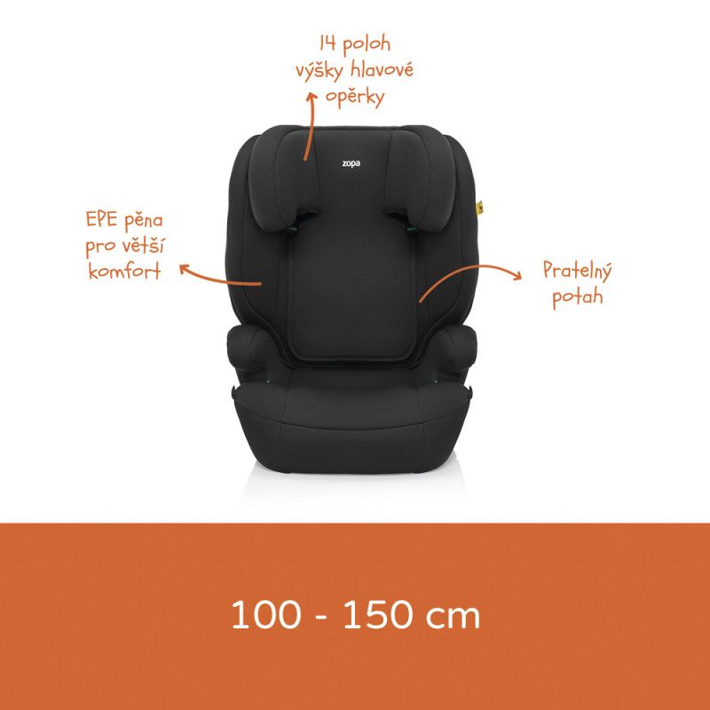 Autosedačka Beta i-Size, Grey 2