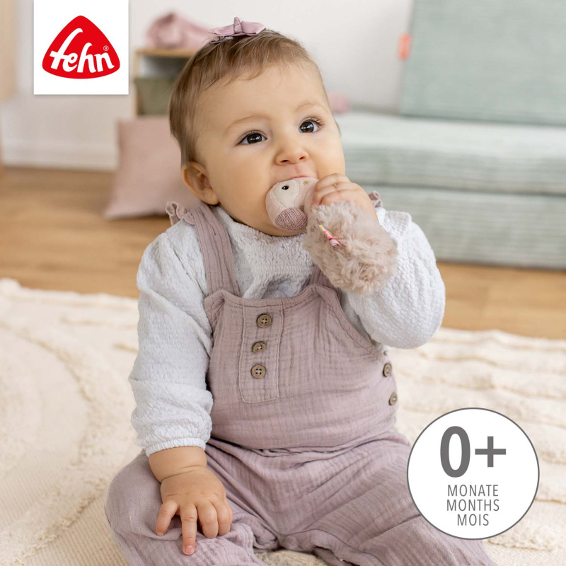 Ručná hrkálka plameniak, Pink 2