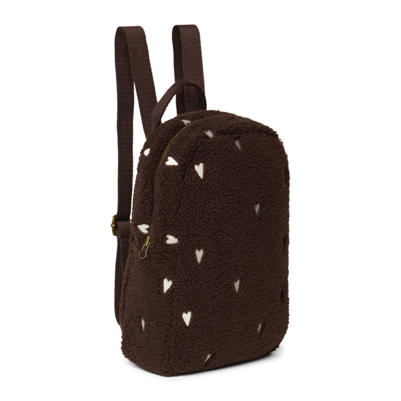 STUDIO NOOS - Teddy Mini BACKPACK - batôžtek | Chocolate Hearts 1