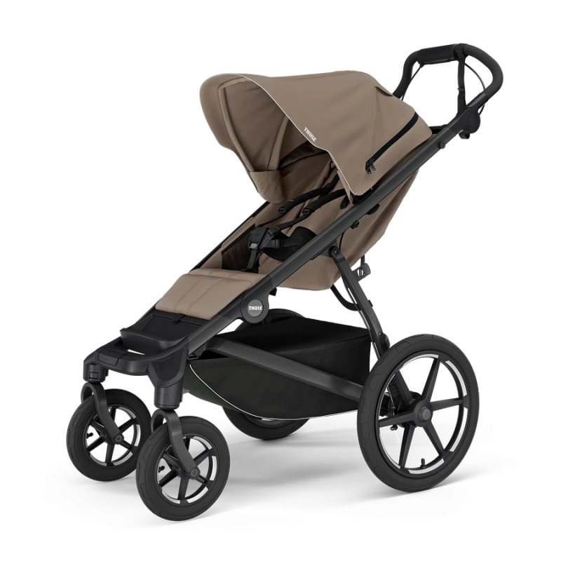 THULE Urban Glide 4-wheel športový kočík Magnetic Buckle – Tinted Taupe