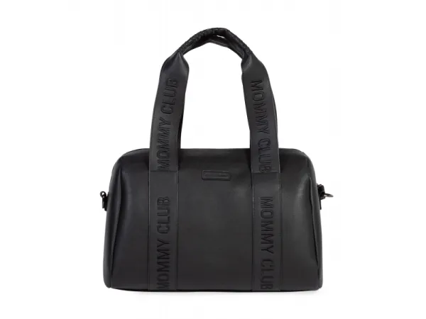 Prebaľovacia taška Mommy Club Signature Vegan Leather Black