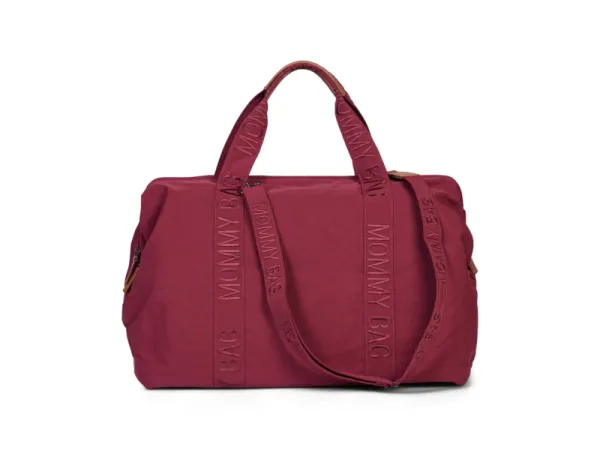 Prebaľovacia taška Mommy Bag Signature Urban Burgundy