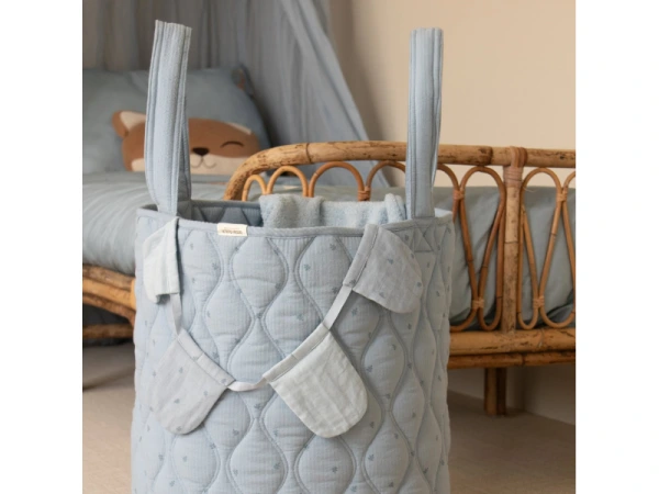 Košík textilný obojstranný extra veľký Pure Denim Blue 3