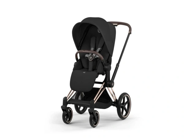 Kočík Cybex Priam Comfort 2026, rám Rose Gold - SEPIA BLACK 3