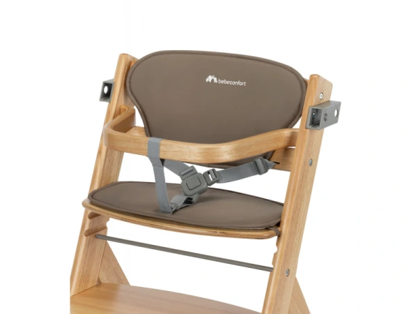 Timba stolička rastúca Natural Wood s podložkou 3