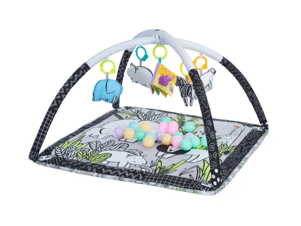 Hracia deka s hrazdou a loptičkami Jungle 2
