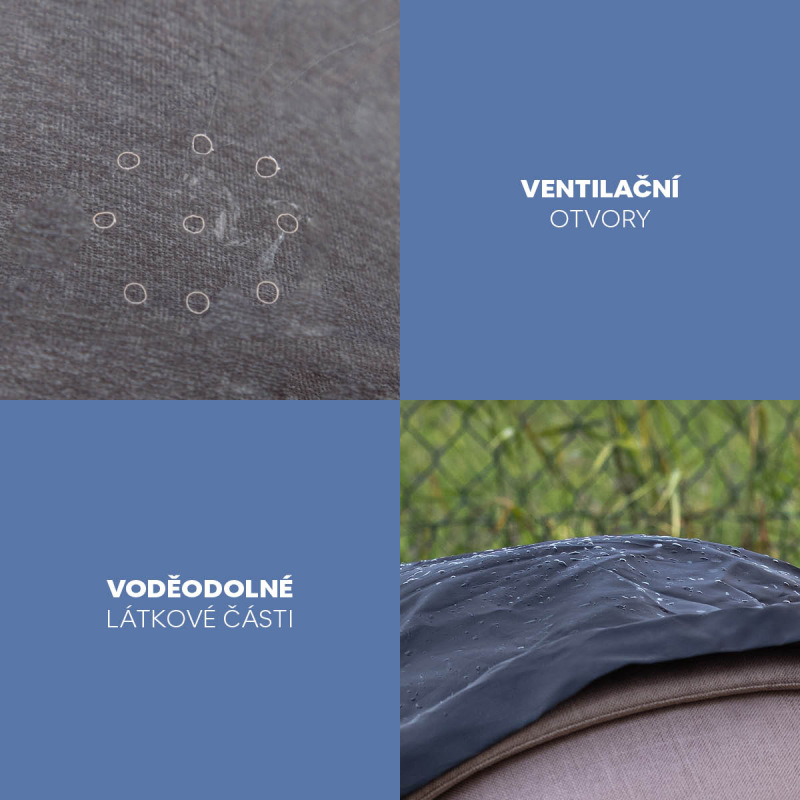 Pláštenka na kočík univerzálna exkluzív, Black 4