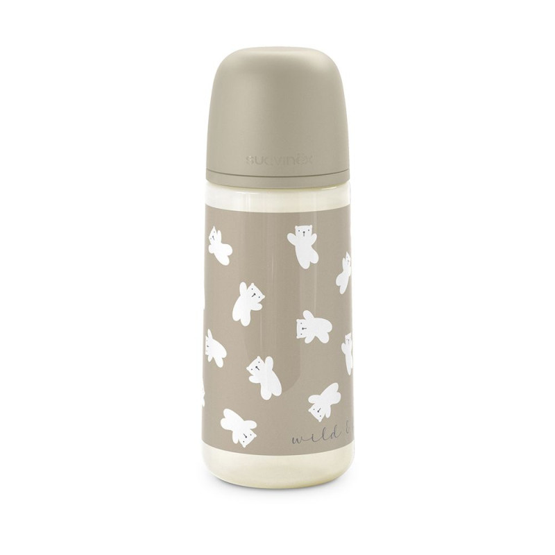 SUAVINEX | Dojčenská fľaša 360 ml L WILD & FREE - hnedá