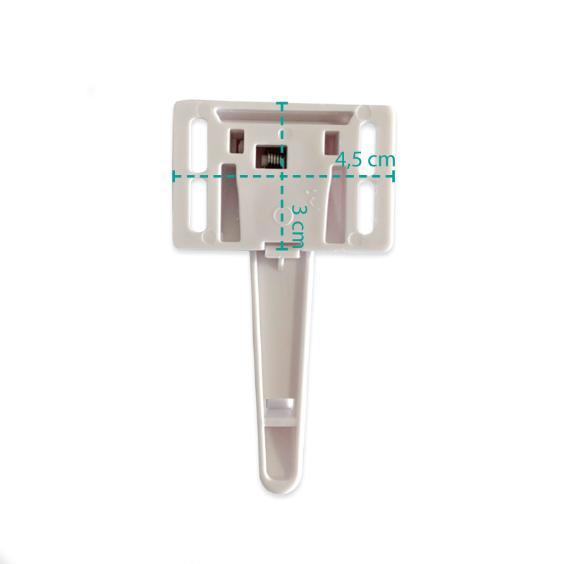 Zámok skriniek 2ks, white 7