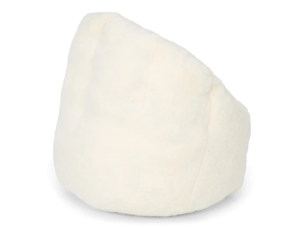 Kreslo detské plyšové Soft White 2