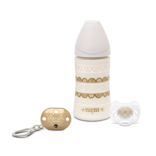 HC GOLD SET LÁHEV 270 ml + DUDLÍK 0-4m + KLIP 2