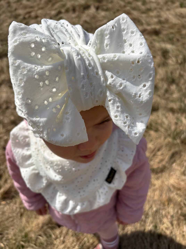 Detská čiapka turban Madeira - SMOTANOVÁ