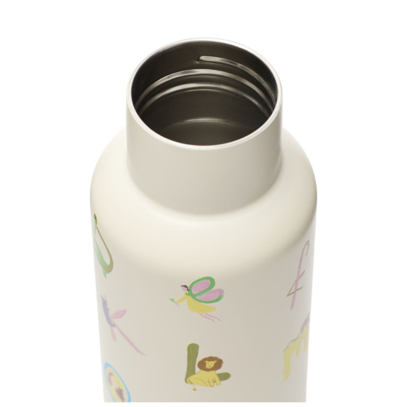 Studio Noos Nerezová Láhev na nápoj Medium 500ml l Abeceda 1