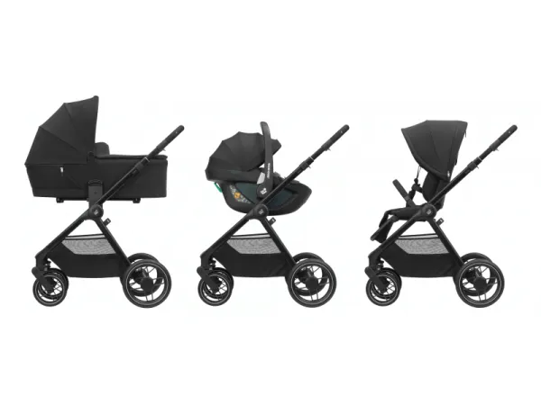 Oxford Plus kočík 2v1 Twillic Black 17