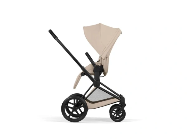 Kočík Cybex Priam Comfort 2026, rám Matt black - COZY BEIGE 8