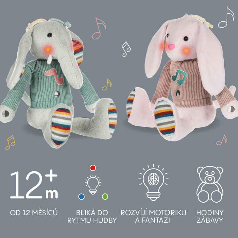 Plyšový interaktívny parťák, Elephant 2