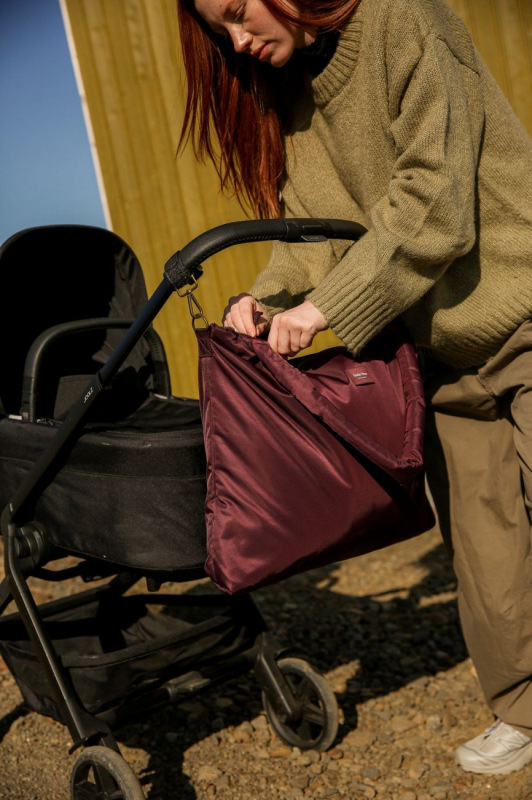 STUDIO NOOS - Technical Puffy DIAPER BAG - přebalovací taška | Burgundy 1