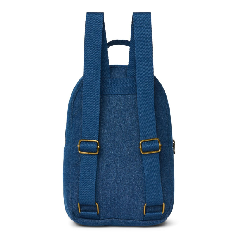 STUDIO NOOS - Denim Mini BACKPACK - batôžtek | Dark Blue 3