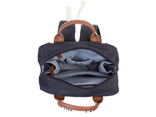 Prebaľovací batoh Family Club Black 7