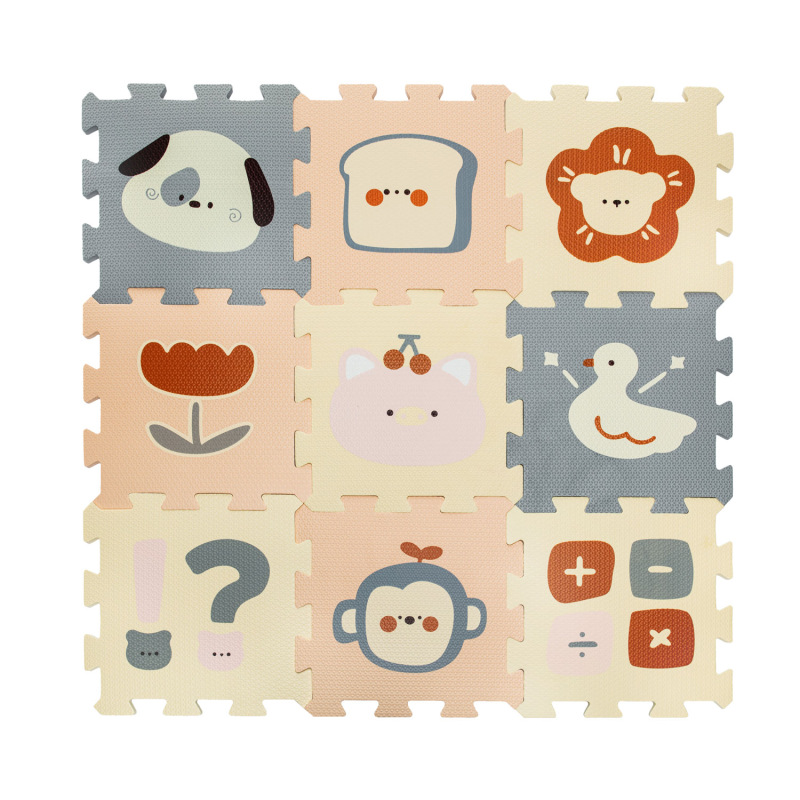 Penová podložka Puzzle 30x30 cm 9ks, Logic 6