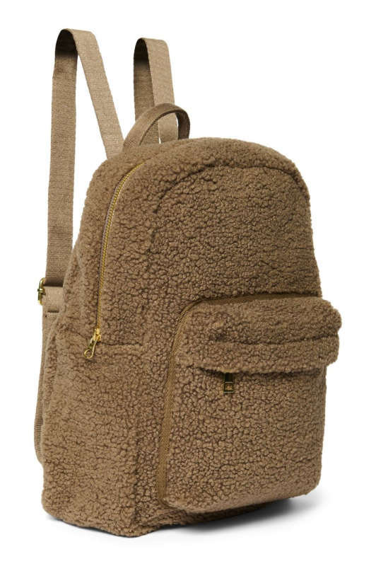 STUDIO NOOS - Teddy Midi BACKPACK - batôžtek s predným vreckom | Brown 2