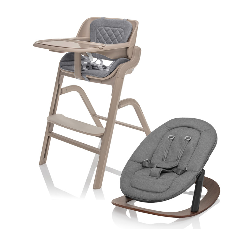 Set stolička Inpira + novorodenecký set + hojdacia základňa, Cookie Beige