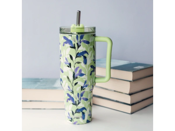 Nerezový termohrnček so slamkou Stream Matcha 1200 ml 1