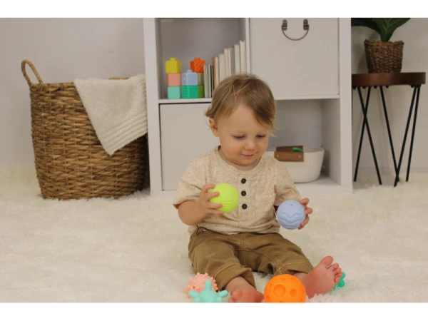 Loptičky s textúrami Super Soft 6 ks 2