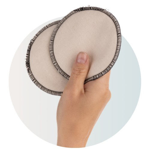 CARRIWELL Pracie vložky do podprsenky 6ks Black 1